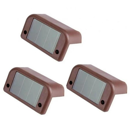 3Pcs LED Solar Railing Light Stair Light Step Light Fence Light Rail Guarding Lamp Wall Lamp Outdoor Yard Lamp - Brown Warm Light
3Pcs LED Solar Railing Light Stair Light Step Light Fence Light Rail Guarding Lamp Wall Lamp Outdoor Yard Lamp - Brown Warm Light