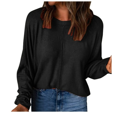 HSMQHJWE Baggy Shirts For Women Short Sleeve Scrub Jackets Womens Casual Long Sleeved Sweater Solid Color Top All With Fashion Pullover Under Shirts For Women Long Sleeve
HSMQHJWE Baggy Shirts For Women Short Sleeve Scrub Jackets Womens Casual Long Sleeved Sweater Solid Color Top All With Fashion Pullover Under Shirts For Women Long Sleeve