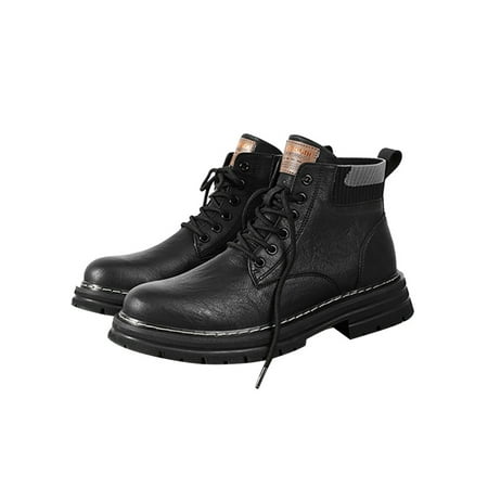 Daeful Mens Ankle Boot Casual Winter Booties Lace Up Work Boots Breathable Fashion Bootie Outdoor Walking Shoes Black 8
Daeful Mens Ankle Boot Casual Winter Booties Lace Up Work Boots Breathable Fashion Bootie Outdoor Walking Shoes Black 8
