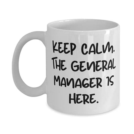 Unique Idea General manager 11oz Mug Keep Calm. The General Manager Is Here Perfect f Cowkers Birthday
Unique Idea General manager 11oz Mug Keep Calm. The General Manager Is Here Perfect f Cowkers Birthday