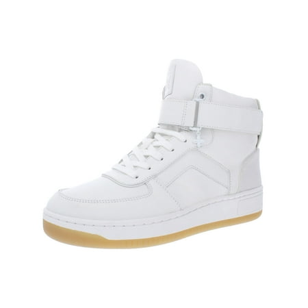 MICHAEL Michael Kors Womens Jaden Leather Lace Up High Top Sneakers