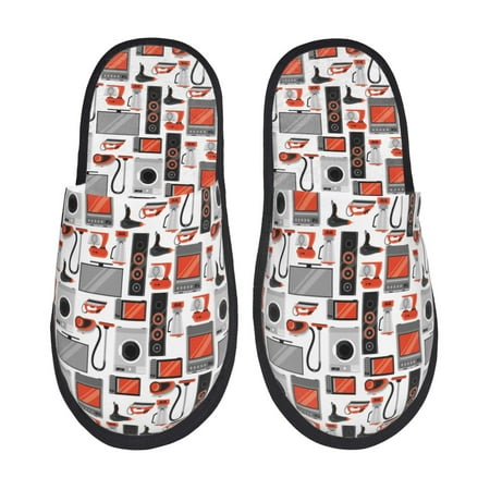 Fuzoiu Modern Life Print Unisex Furry Slippers Plush Indoor Shoes Trendy House Slippers Anti-Skid EVA Sole House Shoes for Home Office and Travel -Medium
Fuzoiu Modern Life Print Unisex Furry Slippers Plush Indoor Shoes Trendy House Slippers Anti-Skid EVA Sole House Shoes for Home Office and Travel -Medium
