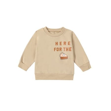 GXFC Toddler Thanksgiving Sweatshirt Clothes for Boys Girls 6M 1T 2T 3T 4T Kids Long Sleeve Letter Pie Print Pullover Tops Thanksgiving Clothing for Children Boys Girls
GXFC Toddler Thanksgiving Sweatshirt Clothes for Boys Girls 6M 1T 2T 3T 4T Kids Long Sleeve Letter Pie Print Pullover Tops Thanksgiving Clothing for Children Boys Girls
