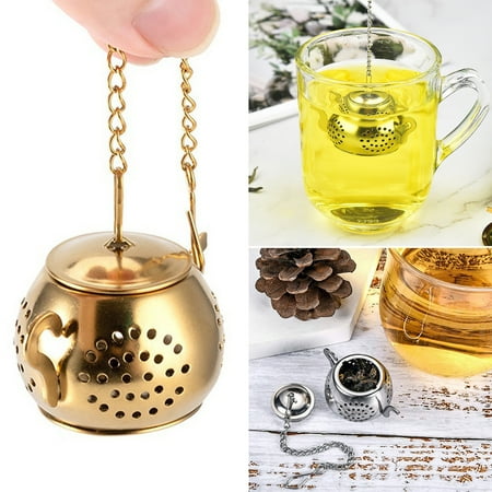 Ludlz 2 Pcs Tea Infusers Anti-Clog Sleek Surface with Hook Teapot Shape Removeable Lid Make Tea Storage Capacity Stainless Steel Tee Steepers Household Supplies
Ludlz 2 Pcs Tea Infusers Anti-Clog Sleek Surface with Hook Teapot Shape Removeable Lid Make Tea Storage Capacity Stainless Steel Tee Steepers Household Supplies