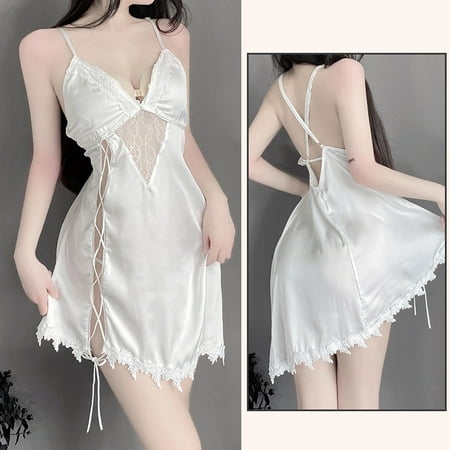 Fatuov Womens Lingerie Sets Sexy Women Lingerie Lace Bandage V-Neck Camis Temptation Babydoll Underwear Sleepwear Nightdress On Sale
Fatuov Womens Lingerie Sets Sexy Women Lingerie Lace Bandage V-Neck Camis Temptation Babydoll Underwear Sleepwear Nightdress On Sale