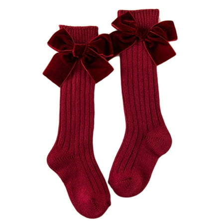 HeroNeo Kids Girls Chunky Ribbed Knit Knee High Socks Solid Cute Velvet Bow Stockings
HeroNeo Kids Girls Chunky Ribbed Knit Knee High Socks Solid Cute Velvet Bow Stockings