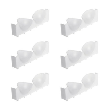 6pcs Plastic Drawer Organizer Bra Underwear Storage Box Closet Divider Holder Fo