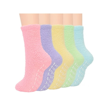 Century Star Anti Slip Athletic Plush Slipper Grip Socks Women Yoga Pilates Soft Warm Cozy Socks For Christmas A 5 Pairs Candy Color One Size
Century Star Anti Slip Athletic Plush Slipper Grip Socks Women Yoga Pilates Soft Warm Cozy Socks For Christmas A 5 Pairs Candy Color One Size