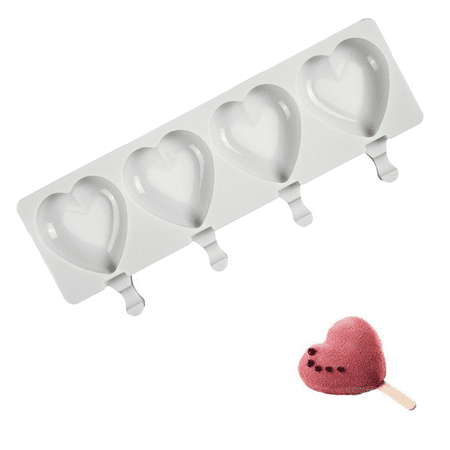 Cute Ice Cream Molds - 4 Grids - Cute Heart Shaped - DIY Ice Pops - Silicone Ice Cream Mold Maker - Ice Pop Mold - Ice Cream DIY Making Tool DIY Accessories
Cute Ice Cream Molds - 4 Grids - Cute Heart Shaped - DIY Ice Pops - Silicone Ice Cream Mold Maker - Ice Pop Mold - Ice Cream DIY Making Tool DIY Accessories