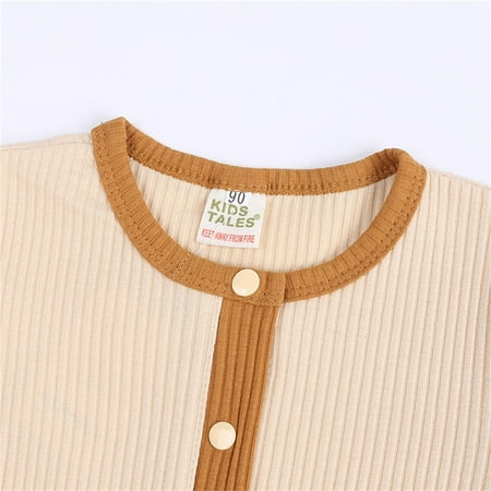 Aayomet Jumpsuit For Baby Boy Baby Boy Girl Fall Clothes Hoodie Pullover Sweatshirt Romper Color Block Long Sleeve Onesie Outfit Khaki 12-18 Months
Aayomet Jumpsuit For Baby Boy Baby Boy Girl Fall Clothes Hoodie Pullover Sweatshirt Romper Color Block Long Sleeve Onesie Outfit Khaki 12-18 Months