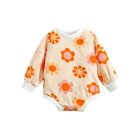 jaweiwi Infant Girl Long Sleeve Romper with Rainbow / Floral Print Classic Crew Neck Spring Fall Clothing Size 0 6 12 18 24 M
jaweiwi Infant Girl Long Sleeve Romper with Rainbow / Floral Print Classic Crew Neck Spring Fall Clothing Size 0 6 12 18 24 M