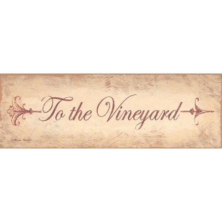 To the Vineyard Poster Print by Becca Barton