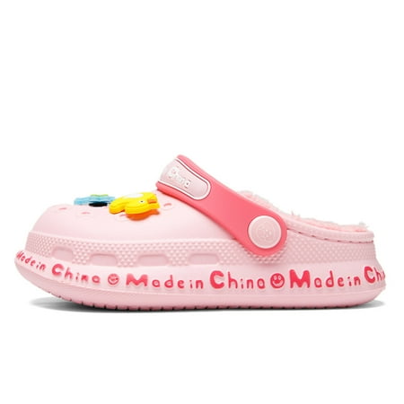 Engtoy Kids Slippers Classic Tie Dye Lined Kids Clog