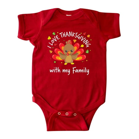 Inktastic I Love Thanksgiving with my Family-happy turkey Gift Baby Boy or Baby Girl Bodysuit
Inktastic I Love Thanksgiving with my Family-happy turkey Gift Baby Boy or Baby Girl Bodysuit