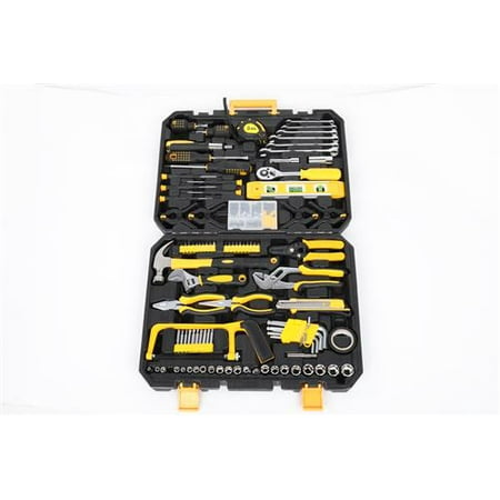 Tool Set 198Pcs General Household Hand Tool Kit with Plastic Toolbox Electrician s Tools in Storage Case
Tool Set 198Pcs General Household Hand Tool Kit with Plastic Toolbox Electrician s Tools in Storage Case