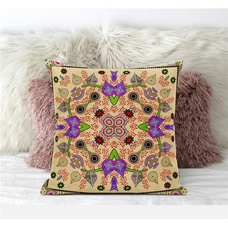 Amrita Sen Designs CAPL678FSDS-BL-20x20 20 x 20 in. Paisley Pattern Square Suede Blown & Closed Pillow - Beige Purple & Green
Amrita Sen Designs CAPL678FSDS-BL-20x20 20 x 20 in. Paisley Pattern Square Suede Blown & Closed Pillow - Beige Purple & Green