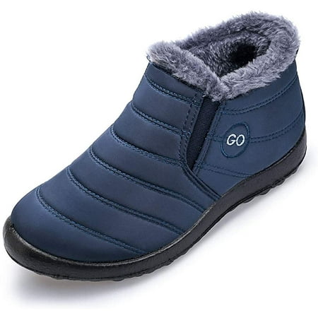 Womens Waterproof Outdoor Booties Winter Snow Boots Fur Lined Warm Ankle Boots Slip On Waterproof Outdoor Booties Comfortable Shoes for Women
Womens Waterproof Outdoor Booties Winter Snow Boots Fur Lined Warm Ankle Boots Slip On Waterproof Outdoor Booties Comfortable Shoes for Women