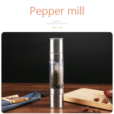 ERTUTUYI High Steel Manual Double Quality Stainless Mill Dual-use Head Pepper Kitchen,Dining & Bar