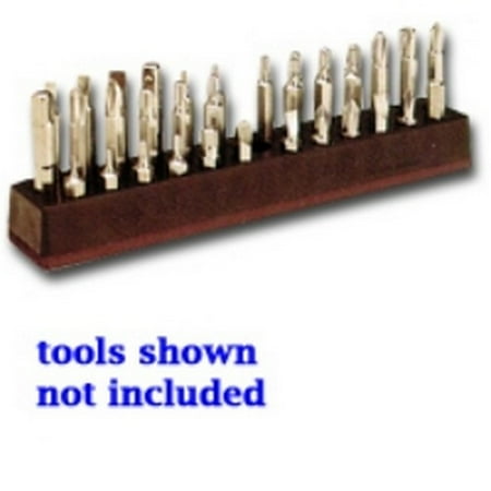 Mechanics Time Saver 584 1/4 in. Magnetic Orange 37 Piece Bit Holder