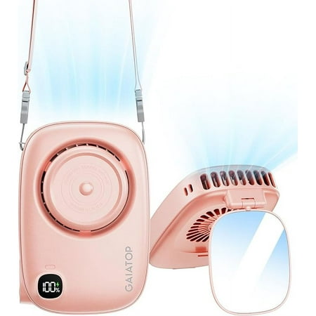 Gaiatop Neck Fan Rechargeable Mini Portable Fan Cute Camera Design Small Desk Fan with 360°Rotate Mirror 3 Speed USB Handheld Fan with LED Display Cooling Personal Lash Fan Travel Essentials Pink
Gaiatop Neck Fan Rechargeable Mini Portable Fan Cute Camera Design Small Desk Fan with 360°Rotate Mirror 3 Speed USB Handheld Fan with LED Display Cooling Personal Lash Fan Travel Essentials Pink