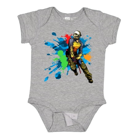 Inktastic Paintball Splatter Gift Baby Boy Bodysuit