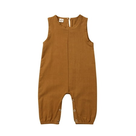 Unisex Newborn Baby Little Girls Boys Solid Color Sleeveless Romper Jumpsuit Summer Trousers
Unisex Newborn Baby Little Girls Boys Solid Color Sleeveless Romper Jumpsuit Summer Trousers