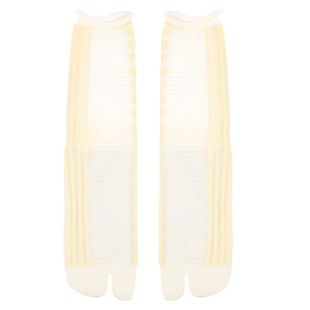 HOMEMAXS 1 Pair of Flops Socks Two Toes Socks Thin Tabi Style Cotton Socks