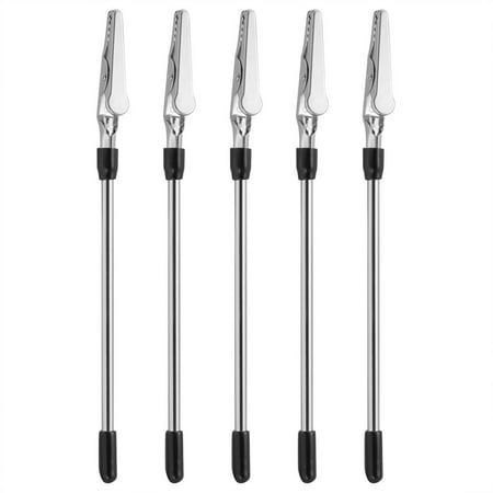 Tinksky 5PCS Message Folder Note Clips Arthritis Aid Iron Note Holder Photo Display Postcard Hanger (Chrome)
Tinksky 5PCS Message Folder Note Clips Arthritis Aid Iron Note Holder Photo Display Postcard Hanger (Chrome)