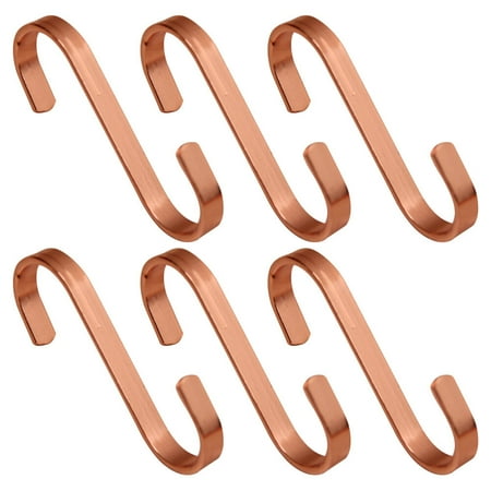 Gong 6pcs Display Metal Hook Hanging Hooks S Shaped Hook Nail-Free Hook for Supermarket Display Clothes Prop(10cm Rose Gold)
Gong 6pcs Display Metal Hook Hanging Hooks S Shaped Hook Nail-Free Hook for Supermarket Display Clothes Prop(10cm Rose Gold)