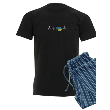 CafePress - Ukraine Ukrainian Flag National Pride Pajamas - Men s Dark Pajamas