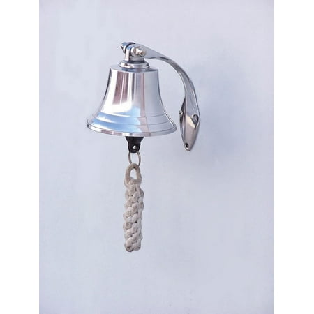 Aluminum Hanging Bell (4 Inches Chrome Plated Finish)