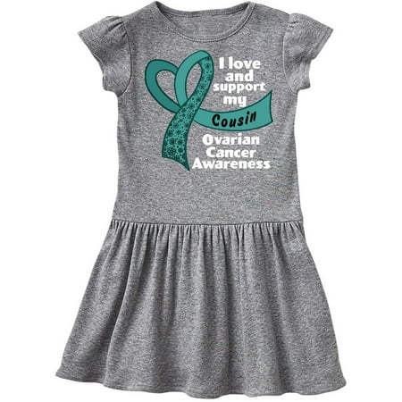 Inktastic I Love and Support my Cousin with Teal Ribbon Heart Gift Toddler Girl Dress
Inktastic I Love and Support my Cousin with Teal Ribbon Heart Gift Toddler Girl Dress