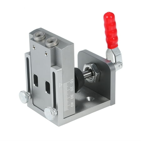 Eccomum Pocket Hole Locator Jig Kit Aluminum Alloy 15 Degree Angle Oblique Hole Drilling Guide Positioner with Quick Clamp Wood Working Tool
Eccomum Pocket Hole Locator Jig Kit Aluminum Alloy 15 Degree Angle Oblique Hole Drilling Guide Positioner with Quick Clamp Wood Working Tool