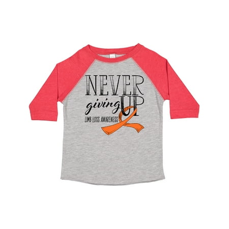 Inktastic Never Giving Up Limb Loss Awareness Orange Ribbon Boys or Girls Toddler T-Shirt
Inktastic Never Giving Up Limb Loss Awareness Orange Ribbon Boys or Girls Toddler T-Shirt