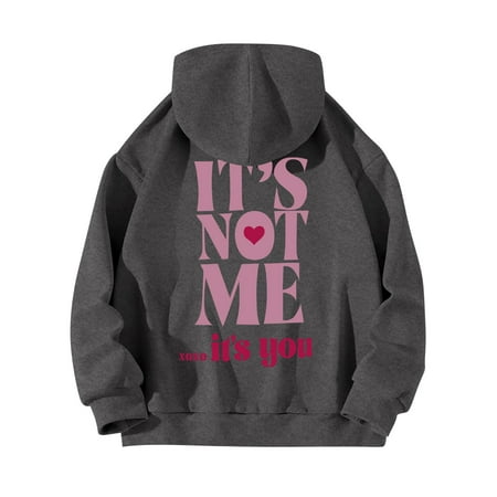 WUDATI Women s Long Sleeve It s Not Me Letter Printed Hoodie Casual Pullover Sweatshirt Fashion Fall Winter Top for Daily Wear Party Street Outfits
WUDATI Women s Long Sleeve It s Not Me Letter Printed Hoodie Casual Pullover Sweatshirt Fashion Fall Winter Top for Daily Wear Party Street Outfits
