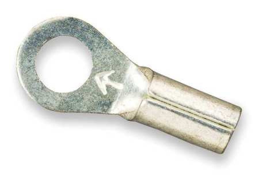 M Mu Rlx Awg Non Insulated Ring Terminal Stud Pk Seam