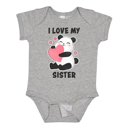 Inktastic I Love My Sister with Panda Illustration Gift Baby Boy or Baby Girl Bodysuit
Inktastic I Love My Sister with Panda Illustration Gift Baby Boy or Baby Girl Bodysuit