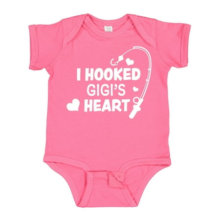 Inktastic I Hooked Gigi s Heart with Fishing Rod Gift Baby Boy or Baby Girl Bodysuit
Inktastic I Hooked Gigi s Heart with Fishing Rod Gift Baby Boy or Baby Girl Bodysuit