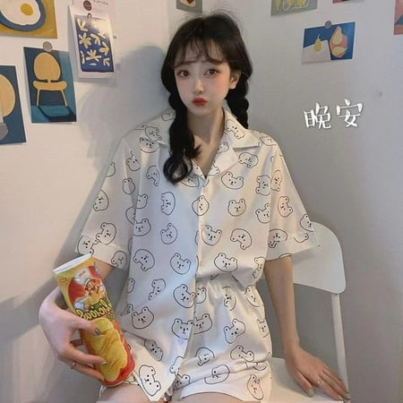 CoCopeaunt Pajama Sets Women Thin Breathable Heart-print Sleepwear BF Sweet Girls Comfy Loose Lounge Wear Leisure Ins Stylish New Pyjamas
CoCopeaunt Pajama Sets Women Thin Breathable Heart-print Sleepwear BF Sweet Girls Comfy Loose Lounge Wear Leisure Ins Stylish New Pyjamas
