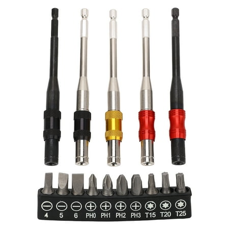 Big sale Pivoting Bit Tip Holder Magnetic 1/4 Inch Hex Shank Drill Bit Extender Quick Release Self Locking Rod 145mm
Big sale Pivoting Bit Tip Holder Magnetic 1/4 Inch Hex Shank Drill Bit Extender Quick Release Self Locking Rod 145mm