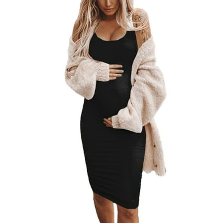 MoMarDer Pregnant Women Maternity Bodycon Midi Dress Sleeveless Summer Party Sundress
MoMarDer Pregnant Women Maternity Bodycon Midi Dress Sleeveless Summer Party Sundress