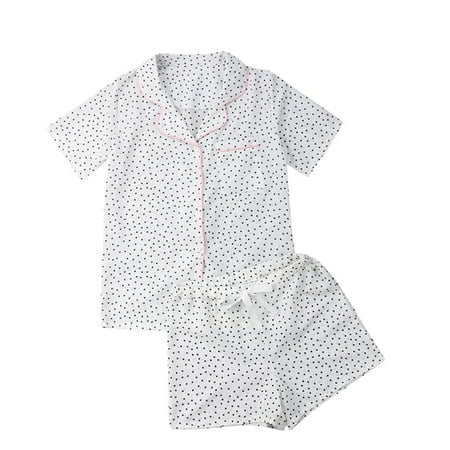 Benzili Women s Cotton Pajamas Set T Shirt + Shorts Button Lounge Set Nightwear
Benzili Women s Cotton Pajamas Set T Shirt + Shorts Button Lounge Set Nightwear