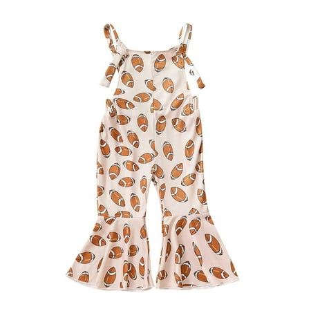 AMILIEe Kids Toddler Baby Girls Strap Jumpsuit Sleeveless Backless Football Print Romper
AMILIEe Kids Toddler Baby Girls Strap Jumpsuit Sleeveless Backless Football Print Romper