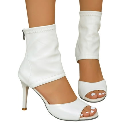 BONIXOOM White Sandals Woman Clearance Fall Buckle Kitten Casual Fashion Shoes for Women White Size 7
BONIXOOM White Sandals Woman Clearance Fall Buckle Kitten Casual Fashion Shoes for Women White Size 7