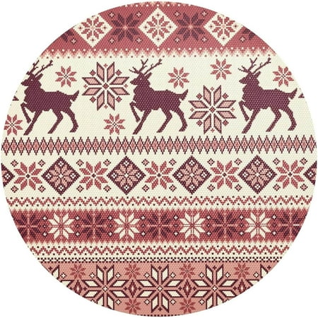Hyjoy Christmas Moose Stripes Placemats 4Pcs Holidays PVC Weave Place Mats Table Mats Non-Slip Easy to Clean for Home Kitchen BBQ Party Table Decor 15.4×15.4in
Hyjoy Christmas Moose Stripes Placemats 4Pcs Holidays PVC Weave Place Mats Table Mats Non-Slip Easy to Clean for Home Kitchen BBQ Party Table Decor 15.4×15.4in