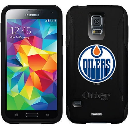 Edmonton Oilers Oilers Circle Design on OtterBox Commuter Series Case for Samsung Galaxy S5