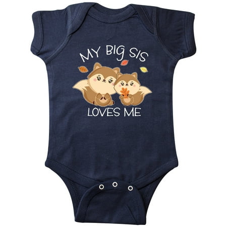 Inktastic My Big Sis Loves Me with Cute Squirrels in Autumn Gift Baby Boy or Baby Girl Bodysuit
Inktastic My Big Sis Loves Me with Cute Squirrels in Autumn Gift Baby Boy or Baby Girl Bodysuit