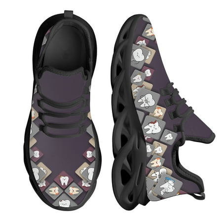 Women Flats Cartoon Kawaii Lattice Tooth Pattern Casual Shoes Breathable Wear-Resistant Mesh Female New Sneakers Zapatos Mujer
Women Flats Cartoon Kawaii Lattice Tooth Pattern Casual Shoes Breathable Wear-Resistant Mesh Female New Sneakers Zapatos Mujer