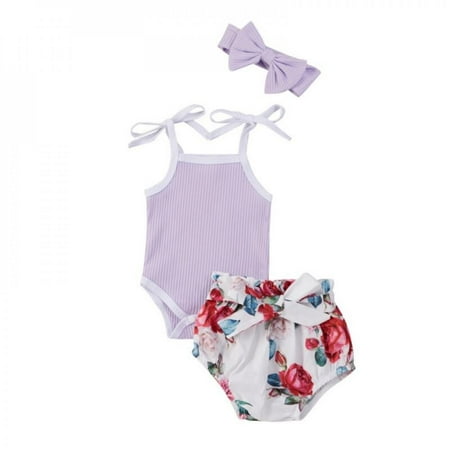 Clearance Sale Baby Clothes Baby Girl Clothes Cute Fashion Hanging Sling + Woven Shorts + Hairband Three-piece Clothing Sets 1-12M
Clearance Sale Baby Clothes Baby Girl Clothes Cute Fashion Hanging Sling + Woven Shorts + Hairband Three-piece Clothing Sets 1-12M