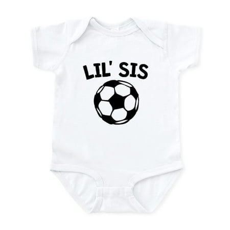 CafePress - Lil Sis Soccer Body Suit - Baby Light Bodysuit Size Newborn - 24 Months
CafePress - Lil Sis Soccer Body Suit - Baby Light Bodysuit Size Newborn - 24 Months